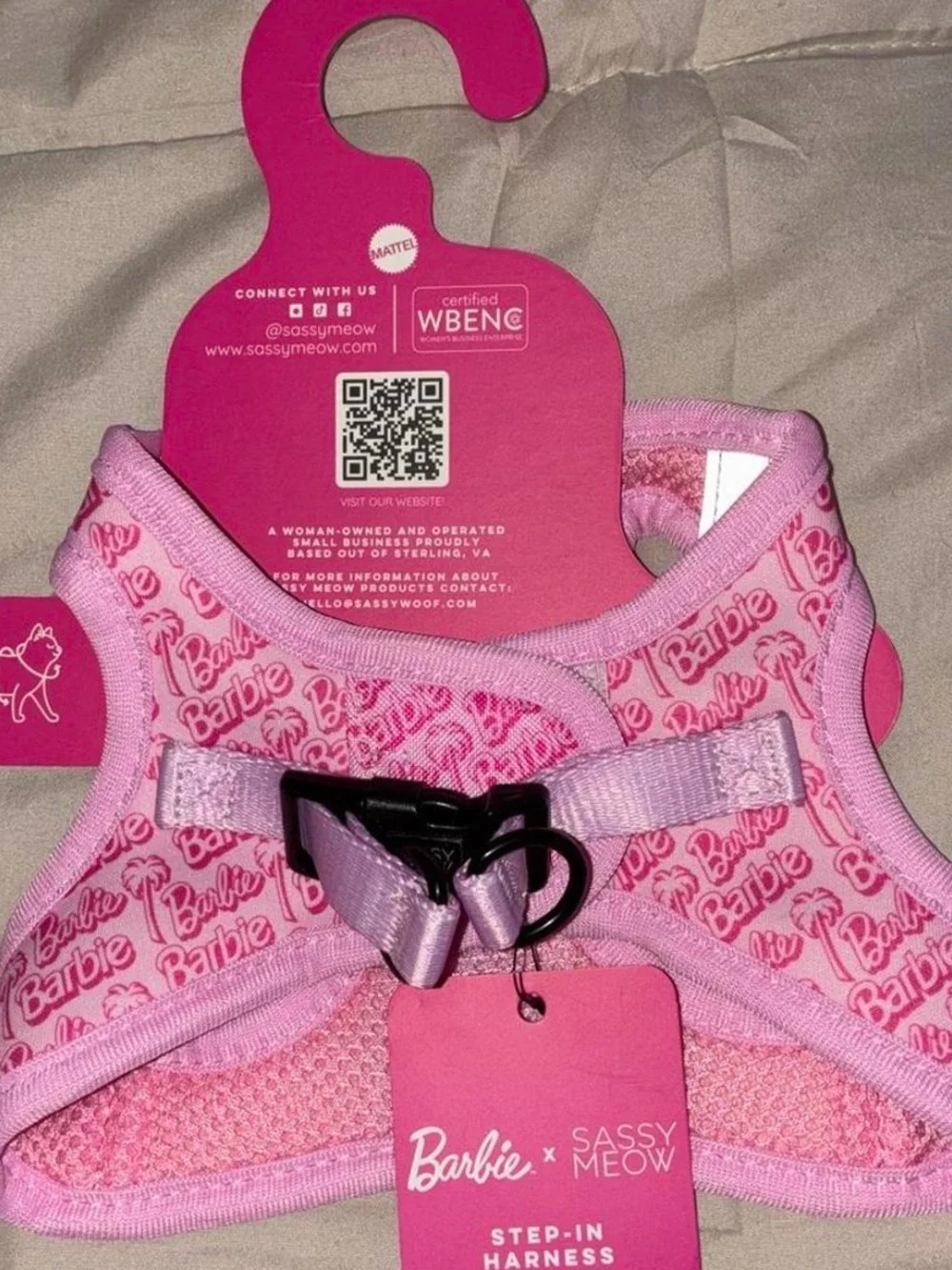 Pink cat Harness - Small